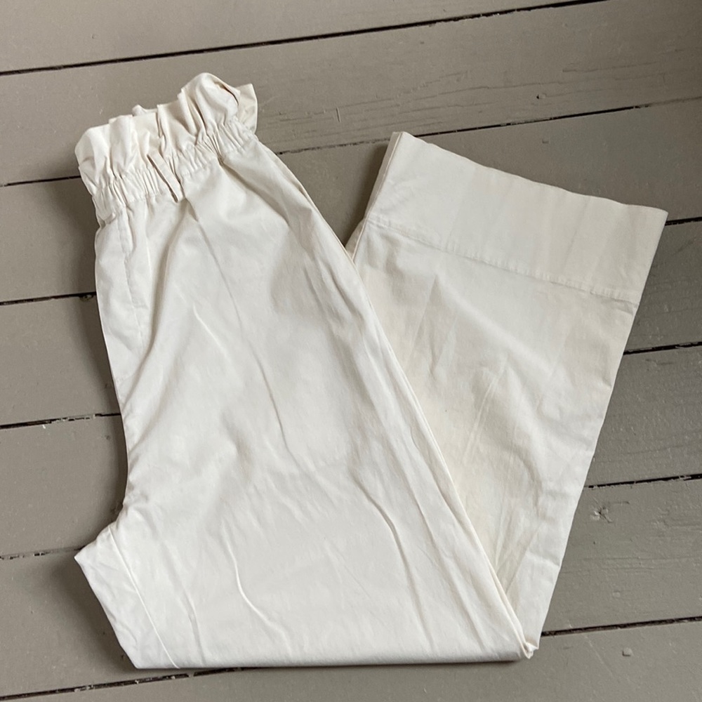 ** SOLD**FRAME Off-white Paperbag Waist Pant **SOLD**